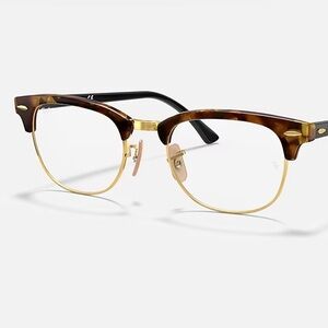 Ray Ban RB 5154 5494 Clubmaster Brown Havana Eyeglasses Frames 49/21-140 Unisex